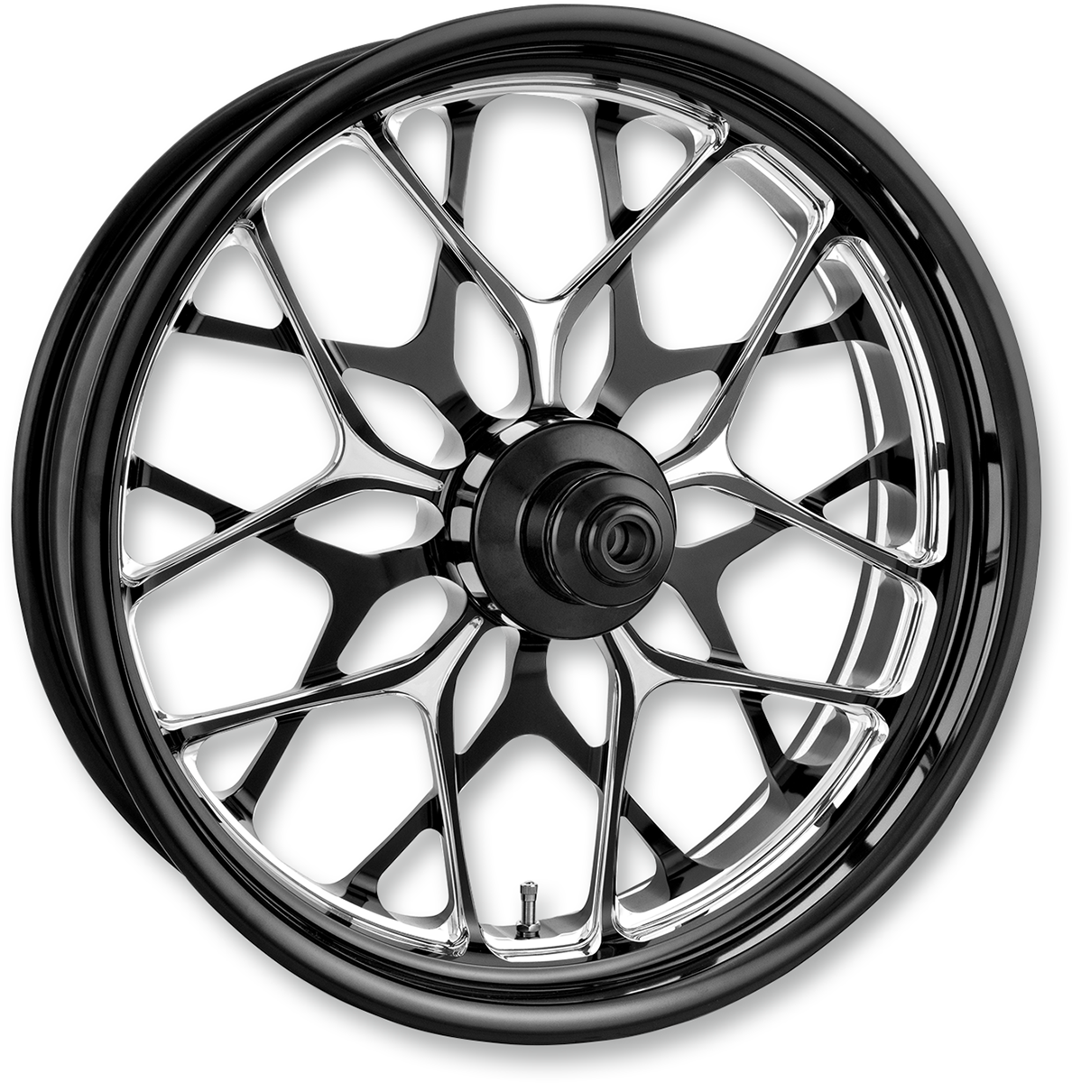 PERFORMANCE MACHINE (PM) Wheel - Galaxy - Front - Dual Disc/with ABS - Platinum Cut™ - 21x3.5 - '08+ FL 1204-7106P-GALAJ-BMP