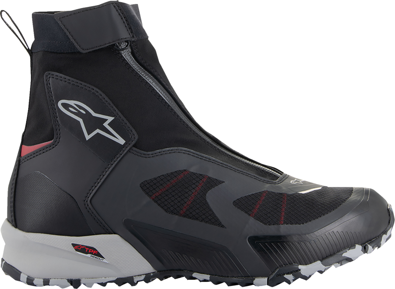 ALPINESTARS CR-8 Gore-Tex® Shoes - Black/Grey/Red - US 10.5 / EU 43.5 2338224122210.5