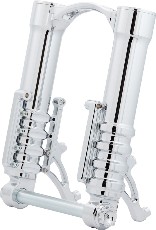 ARLEN NESS Fork Legs - 49 mm - Chrome - For Custom Radial Mount Brake Caliper 120-012