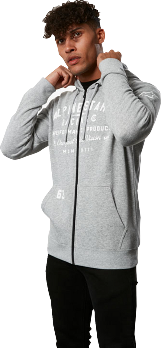 ALPINESTARS Region Hoodie - Heather Gray - Medium 1233534001026M