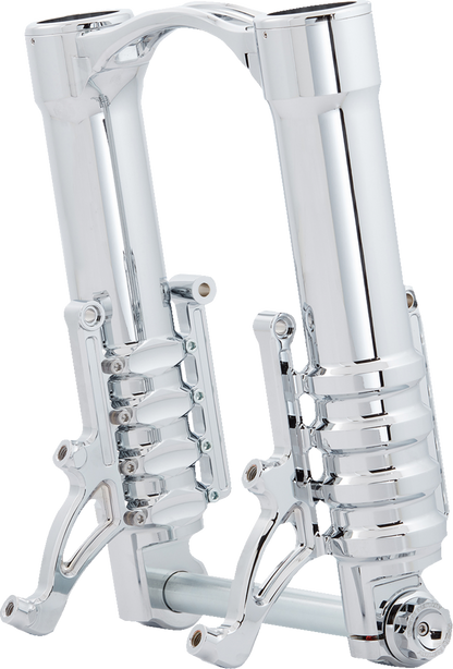 ARLEN NESS Fork Legs - 49 mm - Chrome - For Custom Radial Mount Brake Caliper 120-012