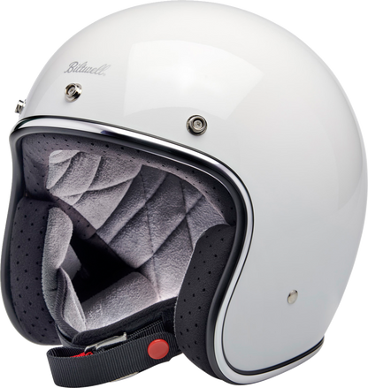 BILTWELL Bonanza Helmet - Gloss White - XS 1001-164-201