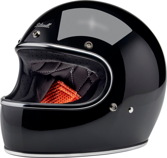 BILTWELL Gringo Helmet - Gloss Black - Small 1002-101-502