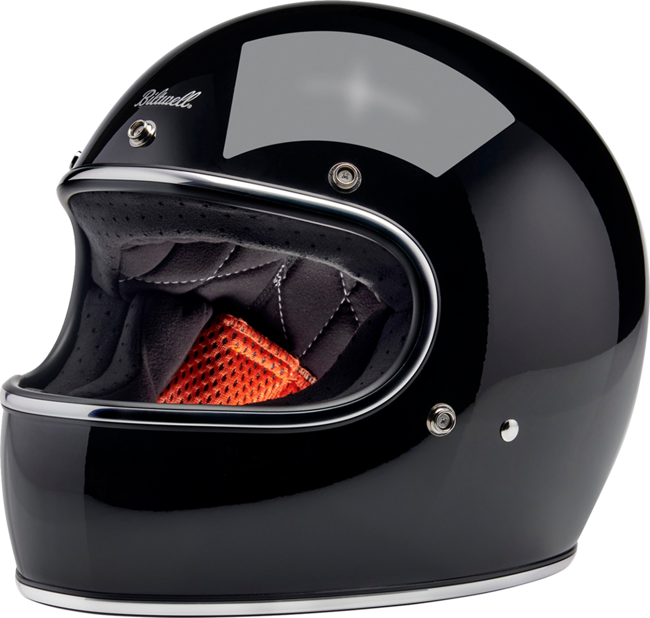 BILTWELL Gringo Helmet - Gloss Black - Medium 1002-101-503