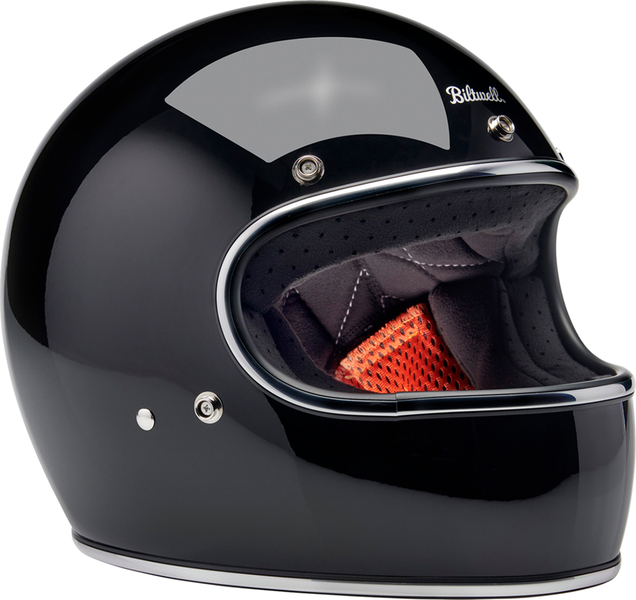 BILTWELL Gringo Helmet - Gloss Black - Medium 1002-101-503