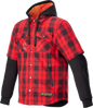 ALPINESTARS MO.ST.EQ Tartan Jacket - Red/Black - Large 4300424-3136-L