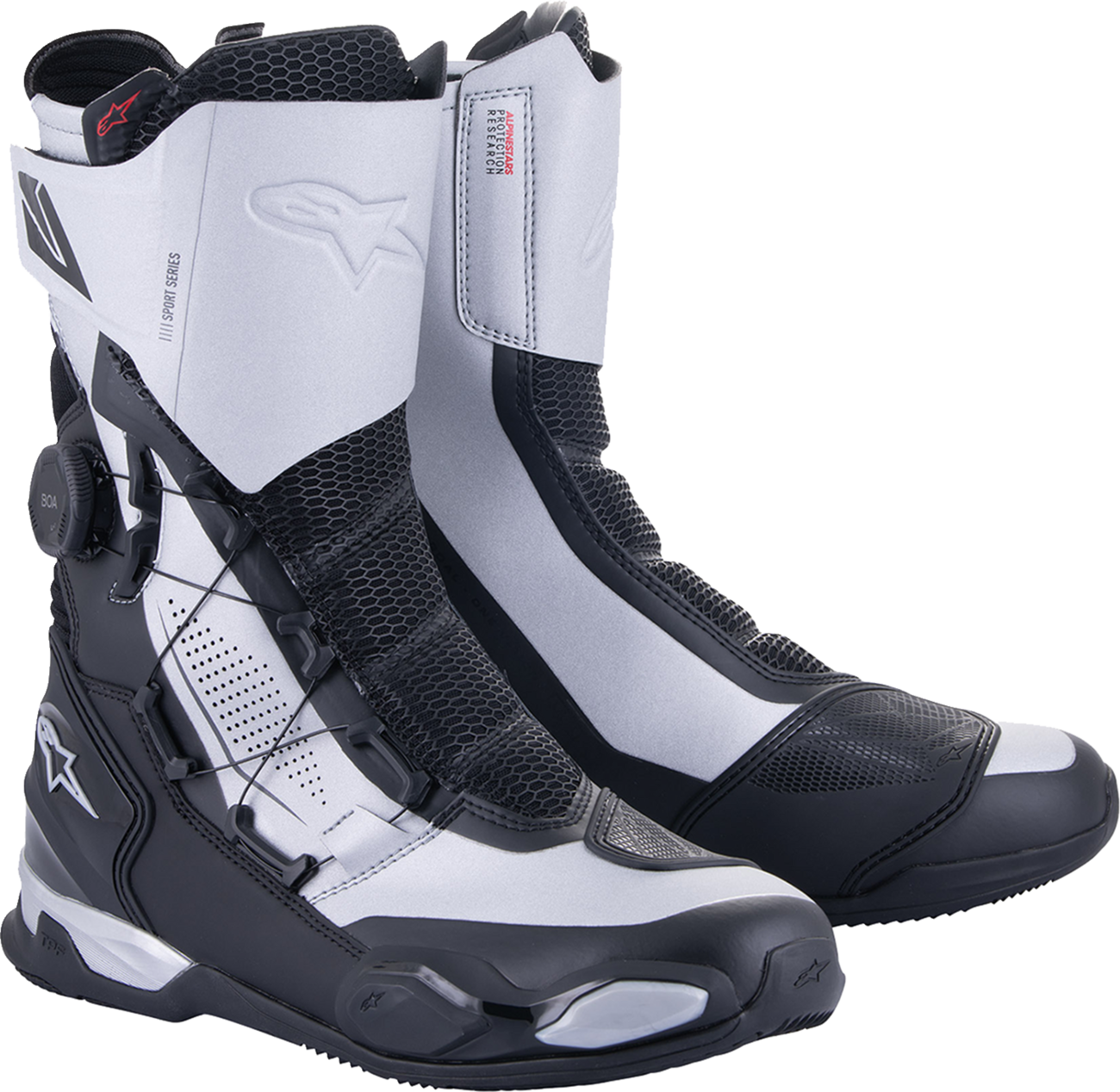 ALPINESTARS SP-X BOA Boots - Black/Silver - EU 42 2222024-119-42
