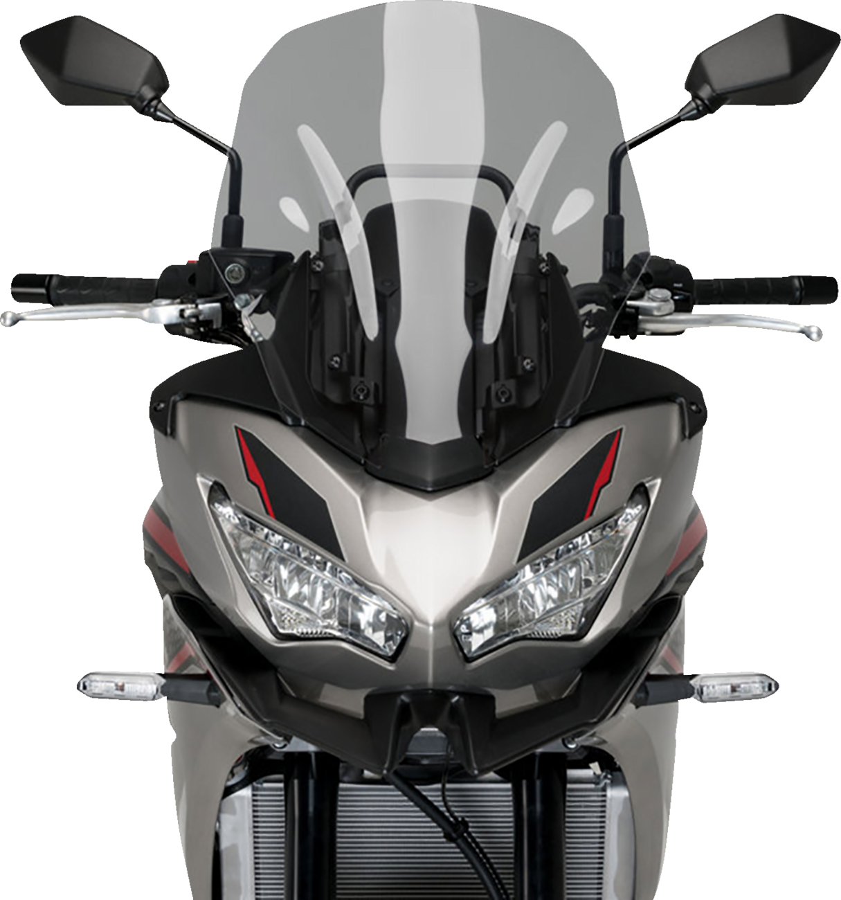 PUIG HI-TECH PARTS Touring Windscreen - 18-3/4" - Smoke - Versys 650 21260H
