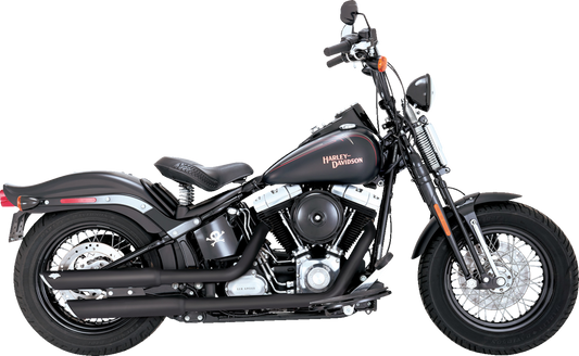 VANCE & HINES 3" Twin Slash Slip-On Mufflers - Black 46842