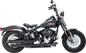 VANCE & HINES 3" Twin Slash Slip-On Mufflers - Black 46842