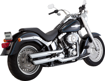 VANCE & HINES Twin Slash 3" Slip-On Mufflers - Chrome 16844