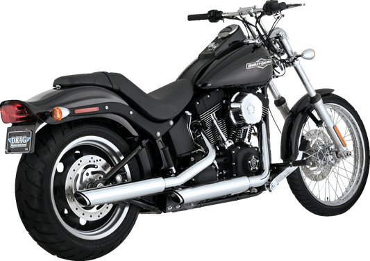 VANCE & HINES 3" Twin Slash Slip-On Muffler - Chrome 16834