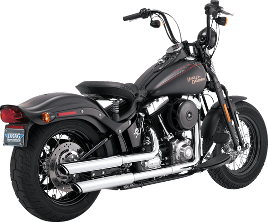VANCE & HINES 3" Twin Slash Slip-On Mufflers - Chrome 16842