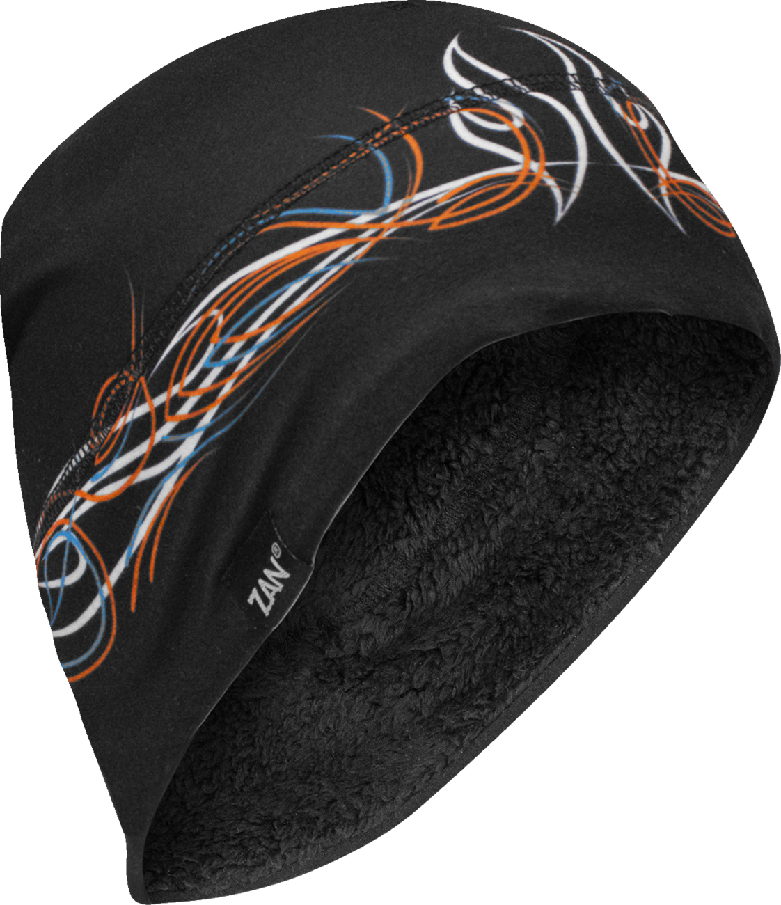 ZAN HEADGEAR SportFlex® Helmet Liner with High Pile Fleece Lining - Pinstripe Flame, Part Number WHLH426