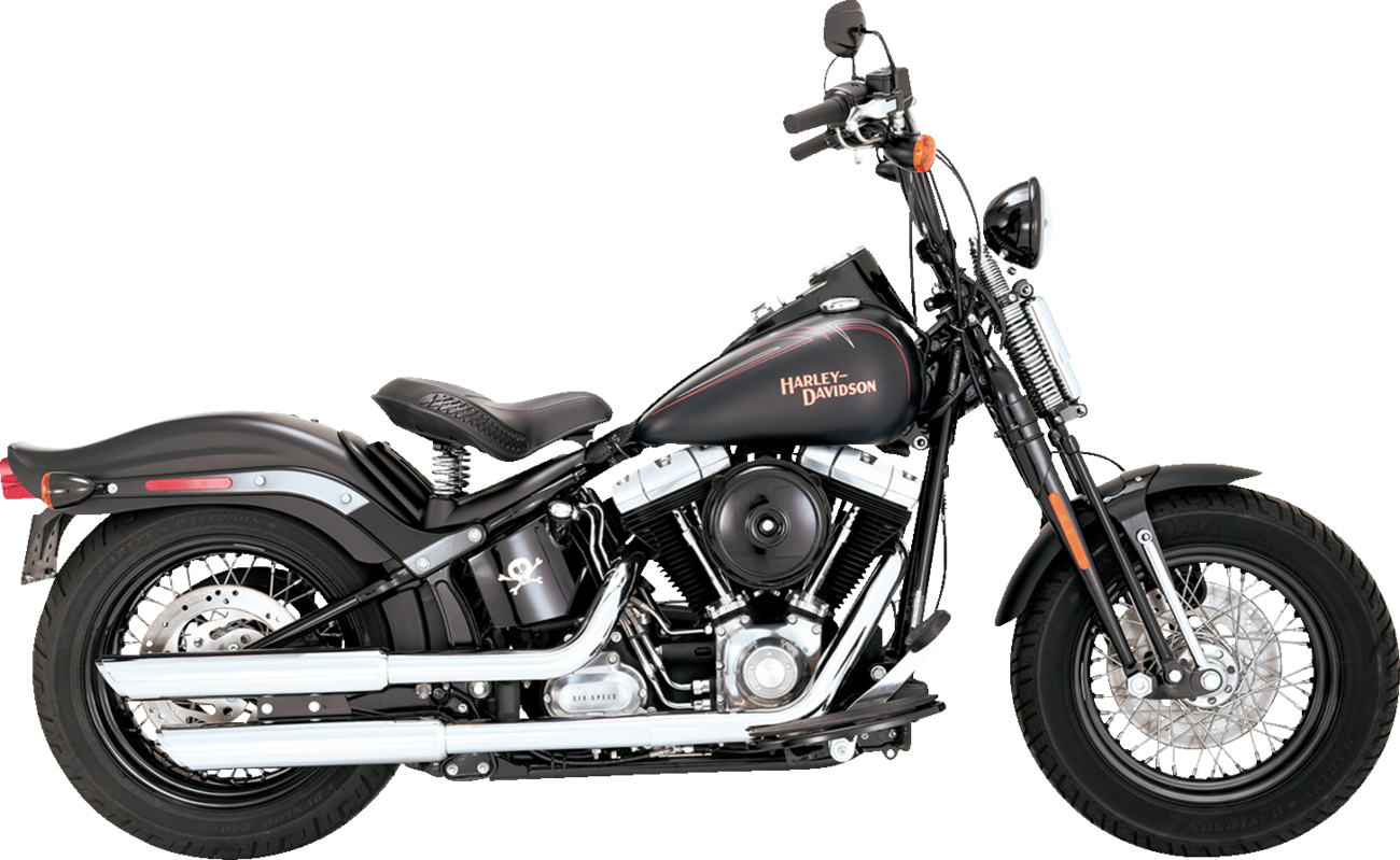 VANCE & HINES 3" Twin Slash Slip-On Mufflers - Chrome 16842
