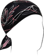 ZAN HEADGEAR Flydanna® SportFlex® Pinstripe Heart ZL152 - Soft, Stretchable Head Cover With UV Protection