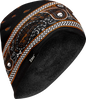 ZAN HEADGEAR SportFlex® Helmet Liner WHLH197 with High Pile Fleece Lining and UV Protection in Black/Orange