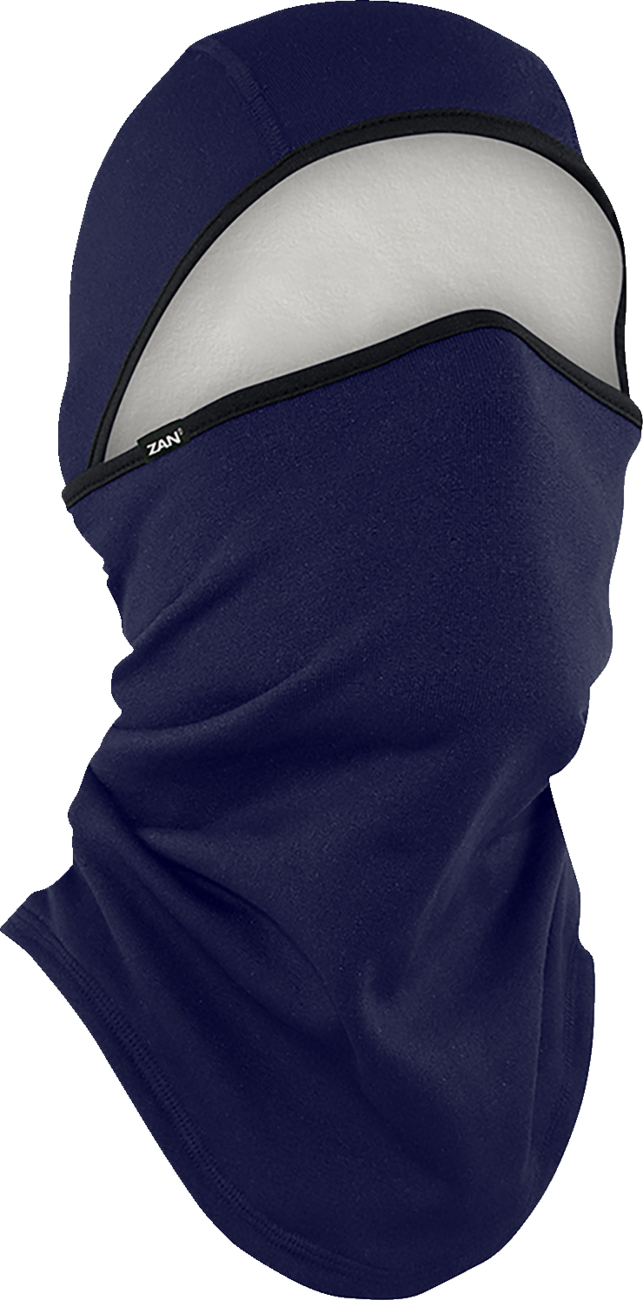 ZAN HEADGEAR Sportflex® Convertible Balaclava Navy WB4L284 - Lightweight, Versatile Face Mask and Neck Warmer