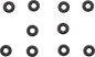 MOTION PRO Inlet O-Ring - Replacement - For Fuel Injector Cleaner Tool - 10 Pack 08-0630
