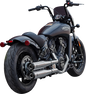 S&S CYCLE Grand National Slip-On Mufflers - Chrome - 50-State 4110-156