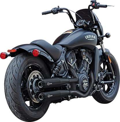 S&S CYCLE Grand National Slip-On Mufflers - Black - 50-State 4110-266