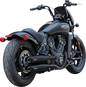 S&S CYCLE Grand National Slip-On Mufflers - Black - 50-State 4110-266