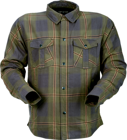 Z1R Ashwood Flannel - Olive - Large 3040-3303