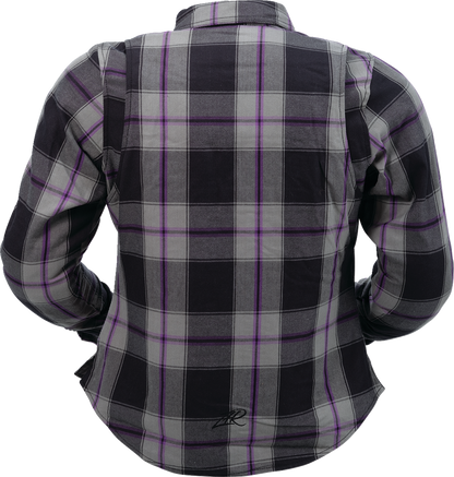 Z1R Women's Ashwood Flannel - Purple - 1W 3041-0681