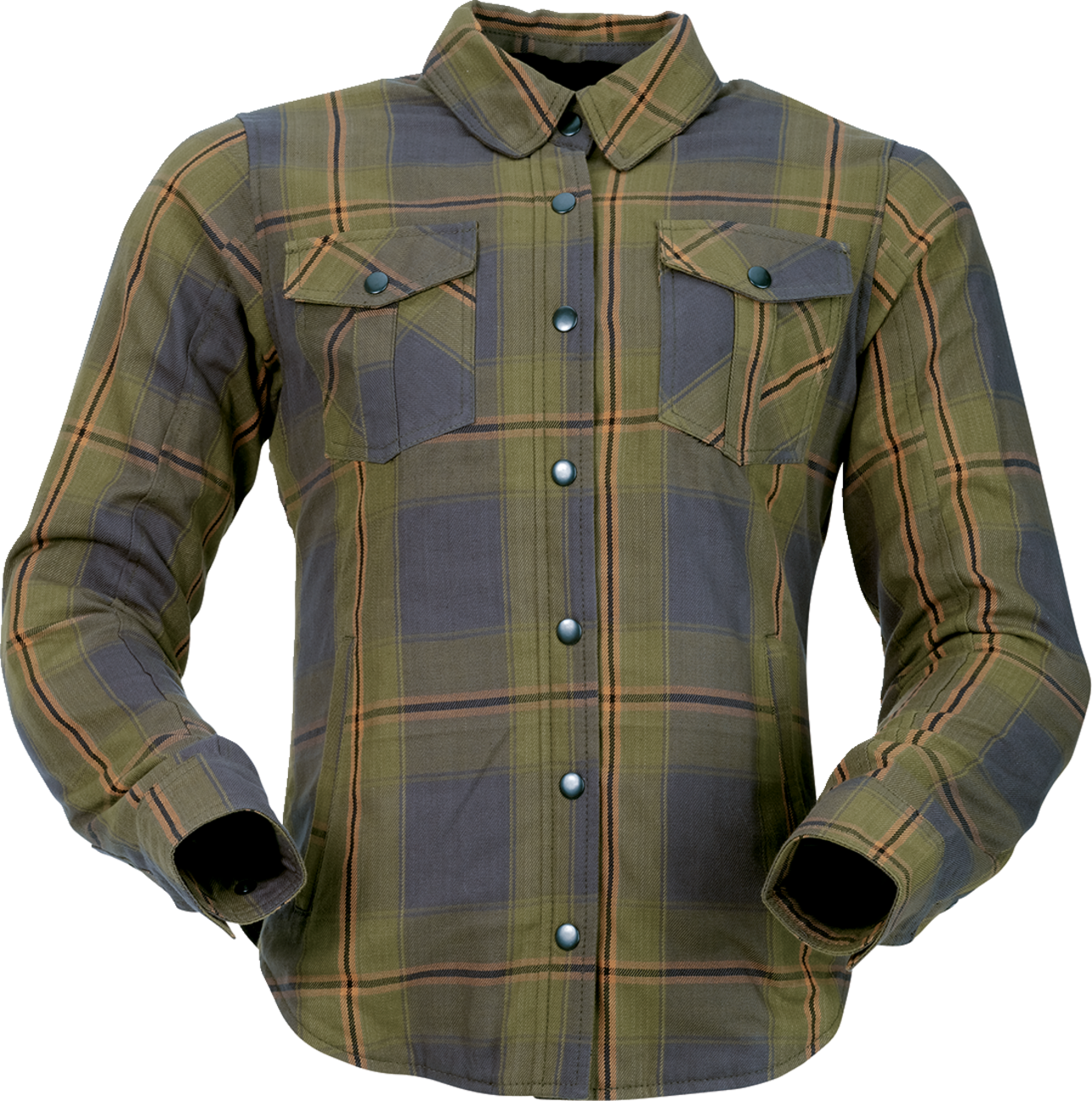Z1R Women's Ashwood Flannel - Olive - Small 3041-0685