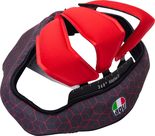 AGV Pista GP RR Liner - Black/Red - 2XL 20185000556062X