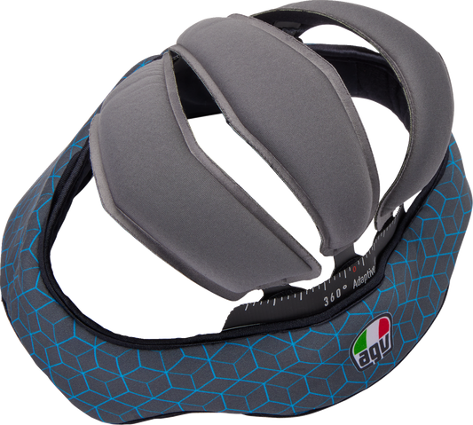 AGV Pista GP RR Liner - Gray/Cyan - 2XL 201850005523G2X