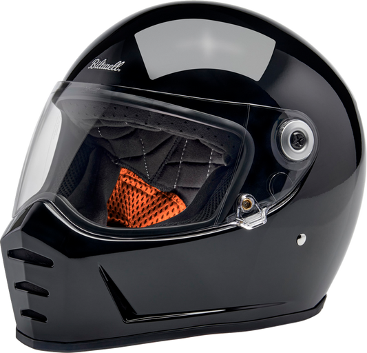 BILTWELL Lane Splitter Helmet - Gloss Black - XS 1004-101-501