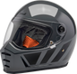 BILTWELL Lane Splitter Helmet - Storm Gray Inertia - Large 1004-569-504