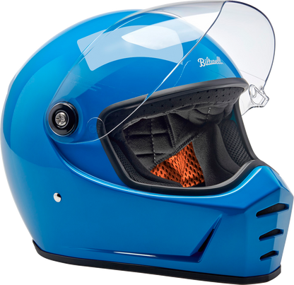 BILTWELL Lane Splitter Helmet - Gloss Tahoe Blue - 2XL 1004-129-506
