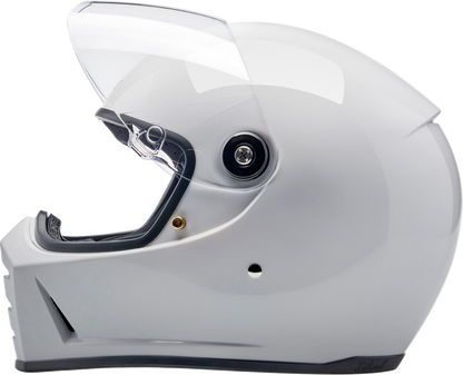 BILTWELL Lane Splitter Helmet - Gloss White - Small 1004-104-502