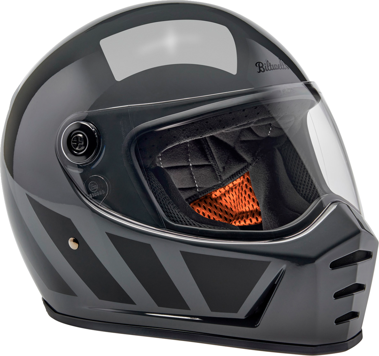 BILTWELL Lane Splitter Helmet - Storm Gray Inertia - Large 1004-569-504