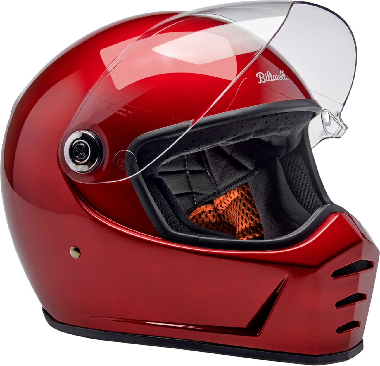 BILTWELL Lane Splitter Helmet - Metallic Cherry Red - Large 1004-351-504