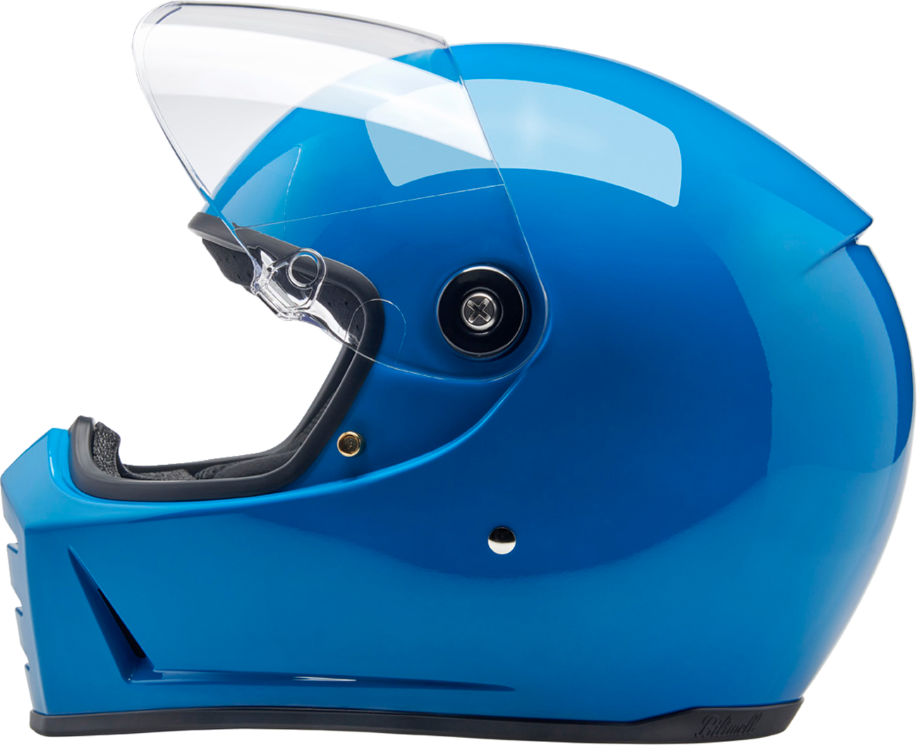 BILTWELL Lane Splitter Helmet - Gloss Tahoe Blue - XS 1004-129-501