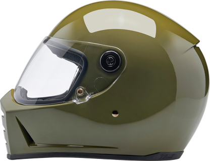 BILTWELL Lane Splitter Helmet - Gloss Olive Green - Small 1004-154-502