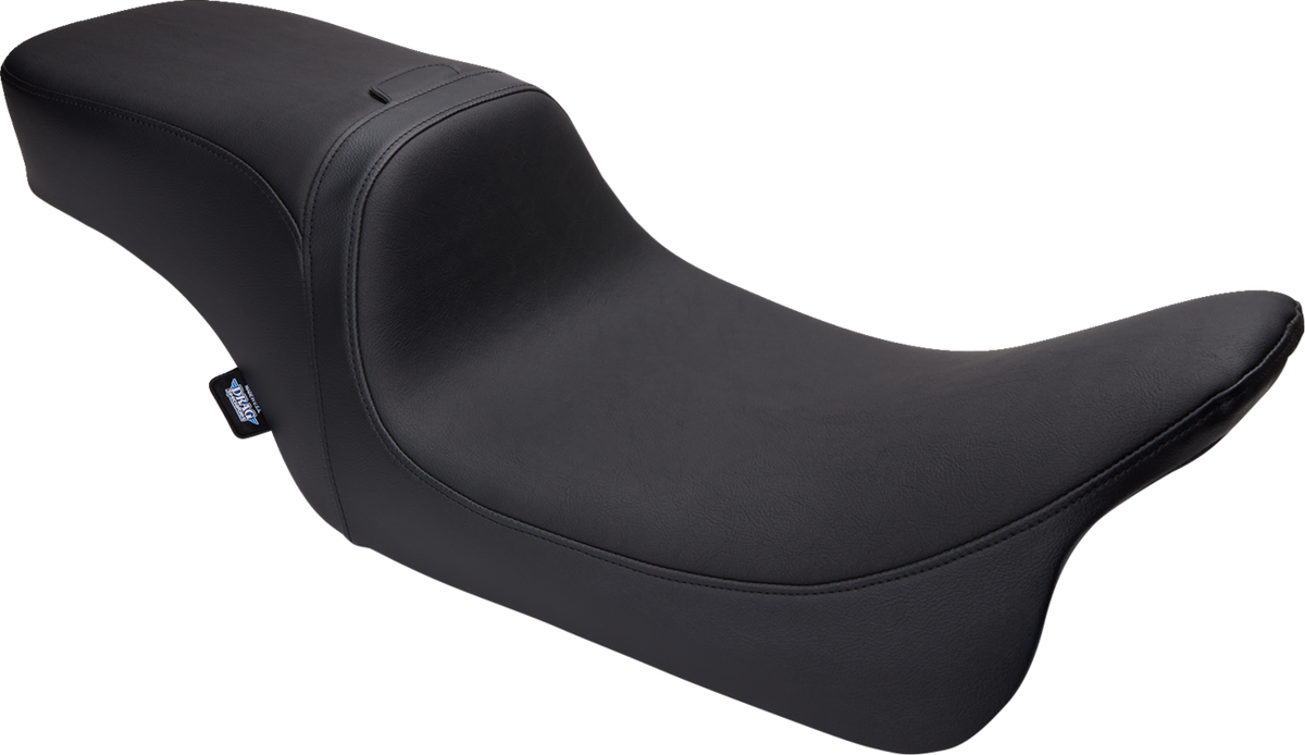 DRAG SPECIALTIES SEATS Predator 2-Up Seat - Vinyl - Smooth - w/o Backrest - FLH/FLTR '08-'24 0801-1499