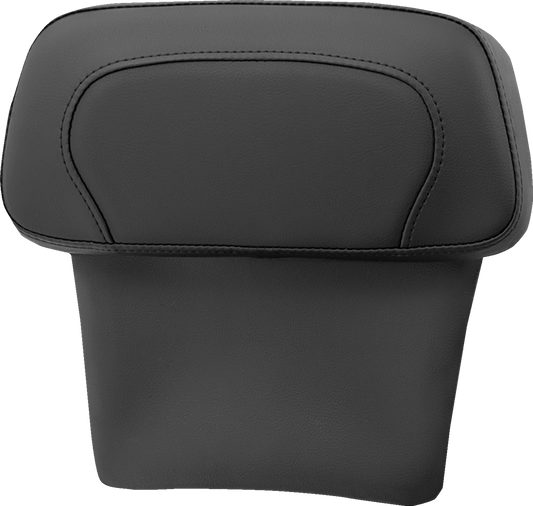 SADDLEMEN Chopped Tour Pak Backrest Pad - RoadSofa™ - Black w/ Black Stitch - FLT/FLH '14-'23 814-07-CPACK-RS