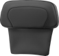 SADDLEMEN Chopped Tour Pak Backrest Pad - RoadSofa™ - Black w/ Black Stitch - FLT/FLH '14-'23 814-07-CPACK-RS