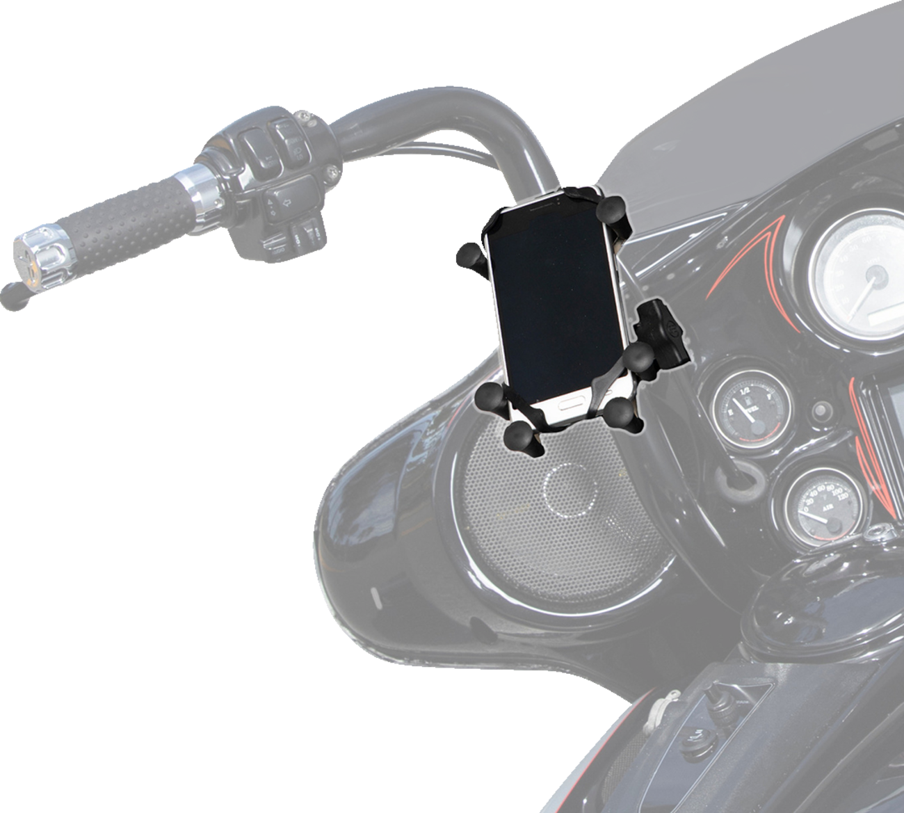 SADDLE TRAMP Hex-Grip Phone Mount - Handlebar BC-MC6FPM