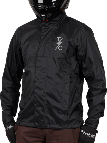THRASHIN SUPPLY CO. Mission WP Rain Jacket - Black - XL TMJ-15-11