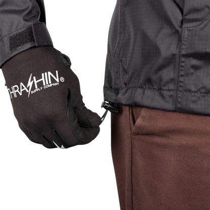 THRASHIN SUPPLY CO. Mission WP Rain Jacket - Black - Large TMJ-15-10
