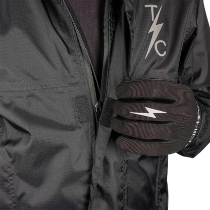 THRASHIN SUPPLY CO. Mission WP Rain Jacket - Black - Large TMJ-15-10