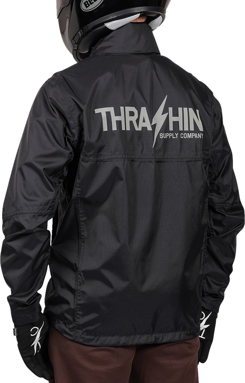 THRASHIN SUPPLY CO. Mission WP Rain Jacket - Black - 2XL TMJ-15-12