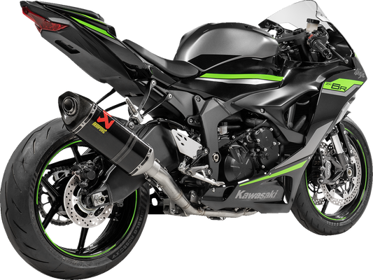 AKRAPOVIC Racing Line Exhaust System - Carbon - Kawasaki ZX-6R S-K6R11-RC/1