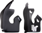 AGV K3 Cheek Pads - Gray/Black - 35 mm 2018500039629