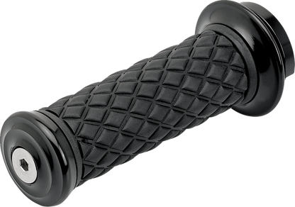 BILTWELL Alumicore Grips - TBW - Black 6608-201-01